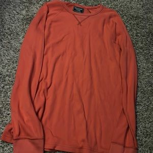 Mens orange long sleeve